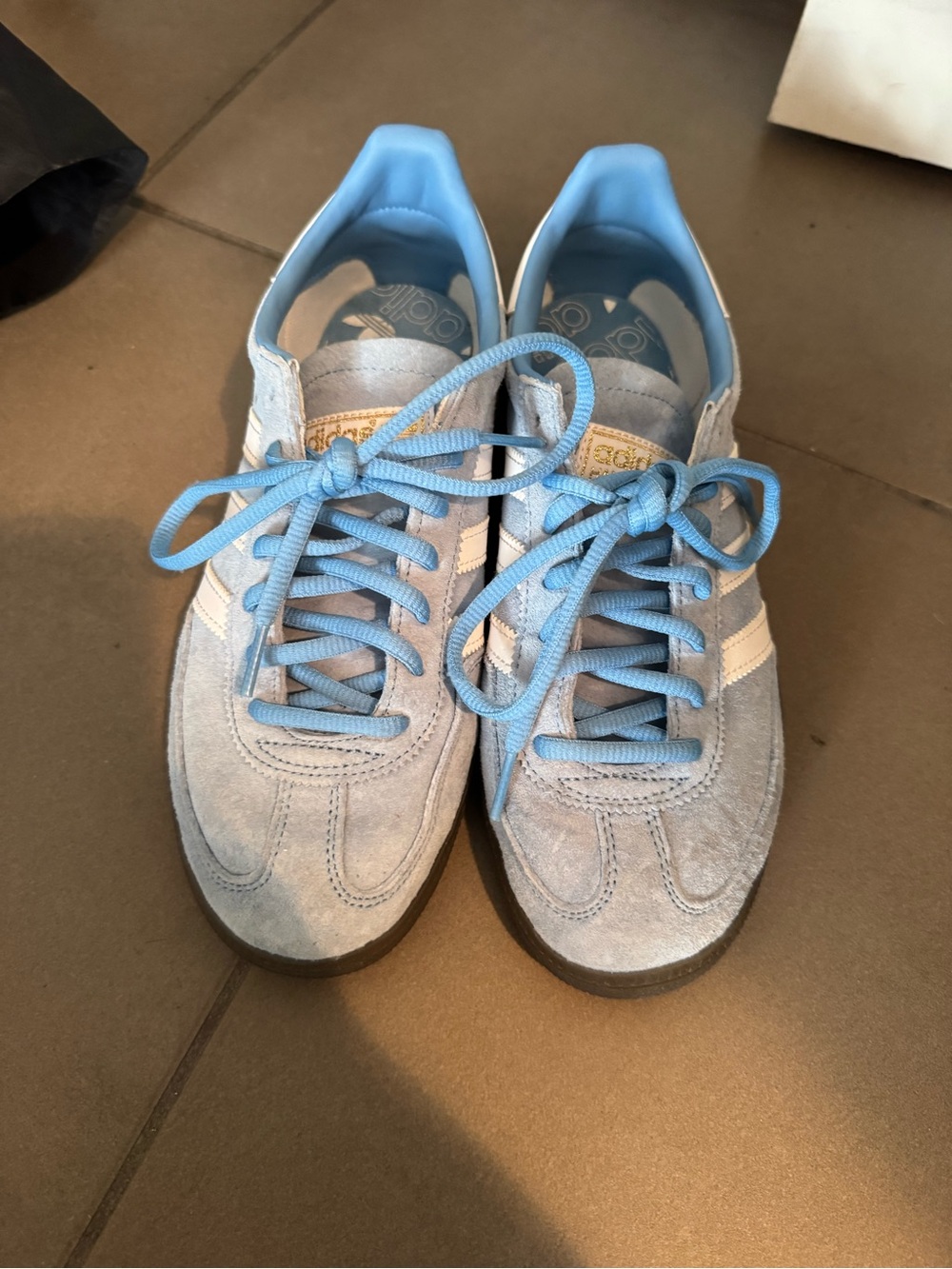 ADDIDAS SPEZIAL LIGHT BLUE SUEDE SNEAKERS
